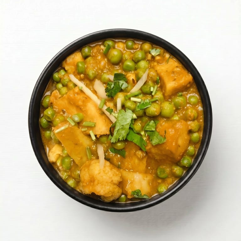 Delicious Matar Paneer Awaits